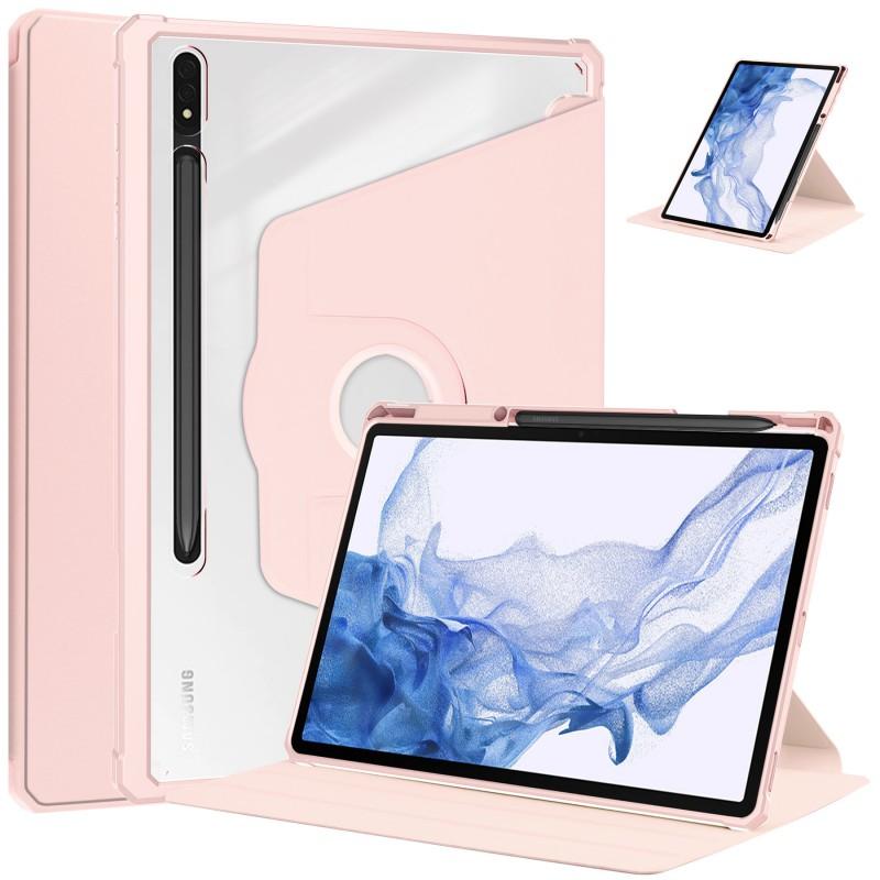 Slim TPU Case With Stand Galaxy Tab S8 S9 FE 11 Inch Tablet Protective Cover Anti-Slip Shockproof Sleep Wake