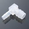 90° L-Shaped Transparent Plastic Water Pipe Connector, Reducing Pagoda Elbow