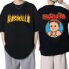 Classic Team Hasbulla Cotton T Shirt Men Women Fighting Hasbulla T-shirt Hip Hop Graphic Shirt Tops Manga T Shirt Streetwear
