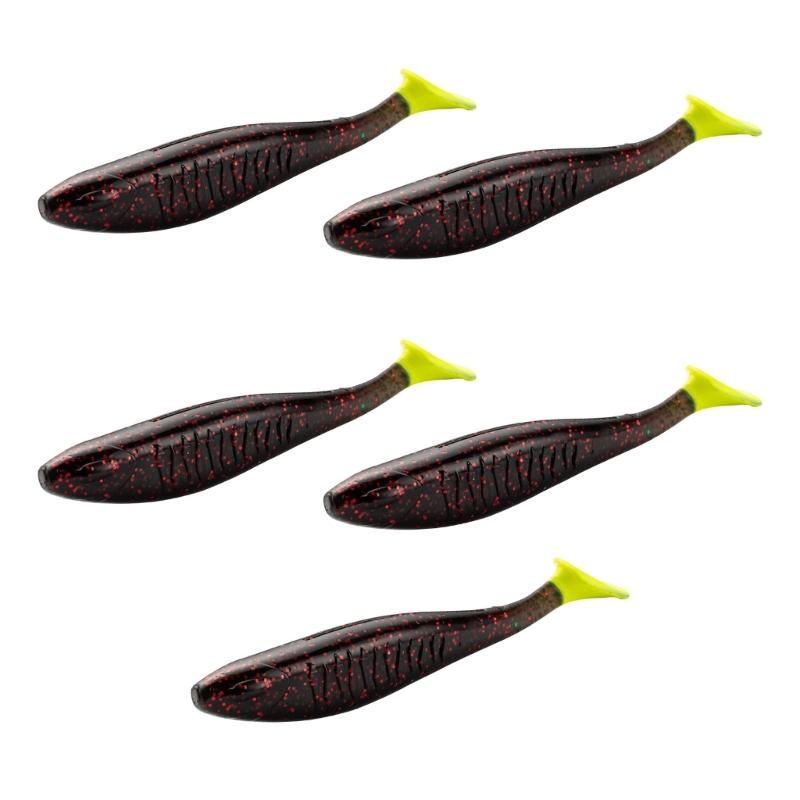 5 шт. Искусственные приманки Рыболовные приманки Swimbait с хвостовым лепестком для ловли форели и судака Приманки для ловли в соленой воде