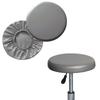Simple Stool Cover Bar Round Swivel Chair Cover Universal Seat Bar Coffee Shop Stool Cover Solid Color Slipcovers