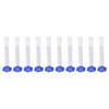 10Pcs Measuring Cylinder Glass 100ml Large Capacity Clear Scale Tool Set Kit for Experiment
