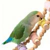 5/8/10 Steps Bird Cotton Rope Ladder Hanging Wood Bird Perch Safe Parrot Climbing Toy  Cockatiels