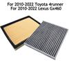 #17801-38050 Для Toyota 4Runner N280 2010-2020 4.0L 4.0AT AWD PM2.5 Салонный фильтр двигателя Салонный воздушный фильтр автомобиля с активированным углем