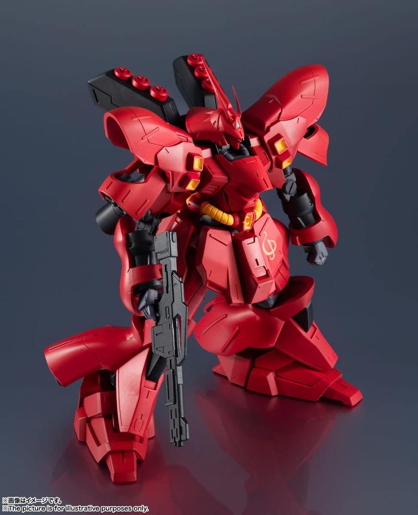 GUNDAM UNIVERSE Мобильный доспех Гандам Контратака SAZABI 155 мм окрашенная подвижная фигурка BAS63290 MSN-04 персонажа Приблизительно. АБС и ПВХ