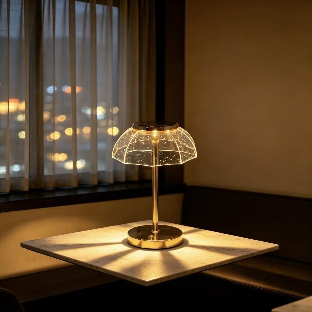 Mid-Century Petal Table Lamp Vintage Table Lamp Ins Aesthetic Accent Lamp Gift