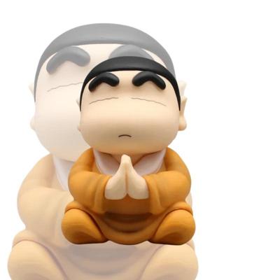 Crayon Shin-chan Cos Buddha Фигурка Аниме Shin Chan Фигурки Игрушки Kawaii Кукла Коллекция Модель GK Статуэтка Подарок для Детей