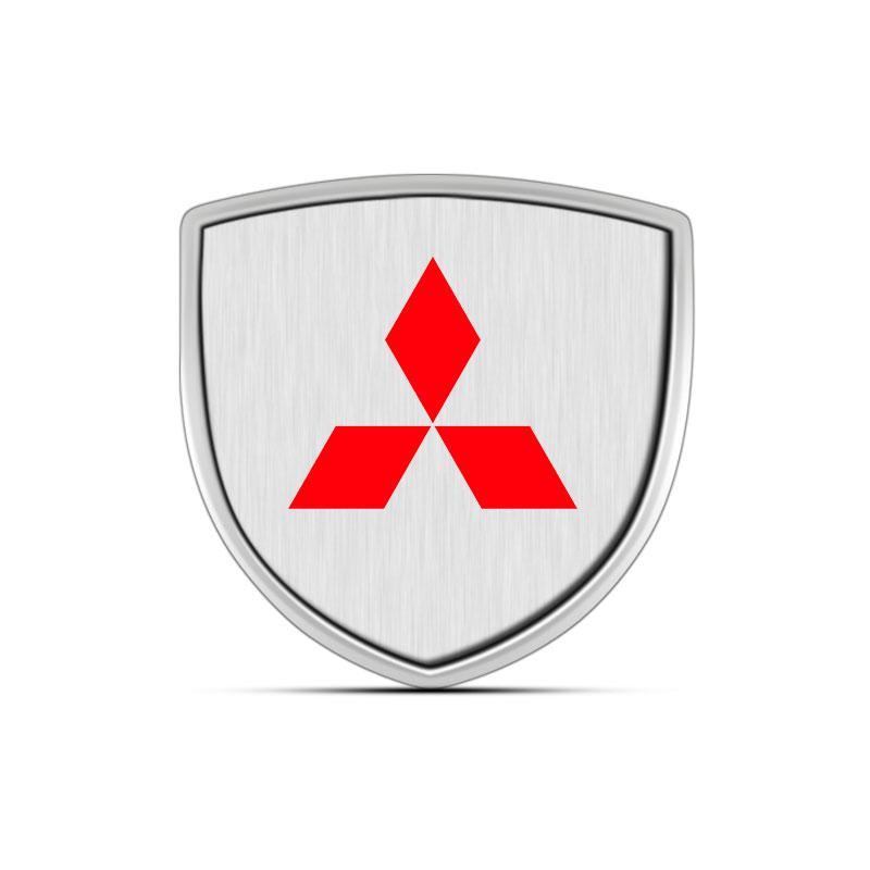 1pcs 3D Metal Car Body Window Decoration Stickers Badges Auto Styling for Mitsubishi ASX Lancer L200 Pajero Sport Attrage Mirage