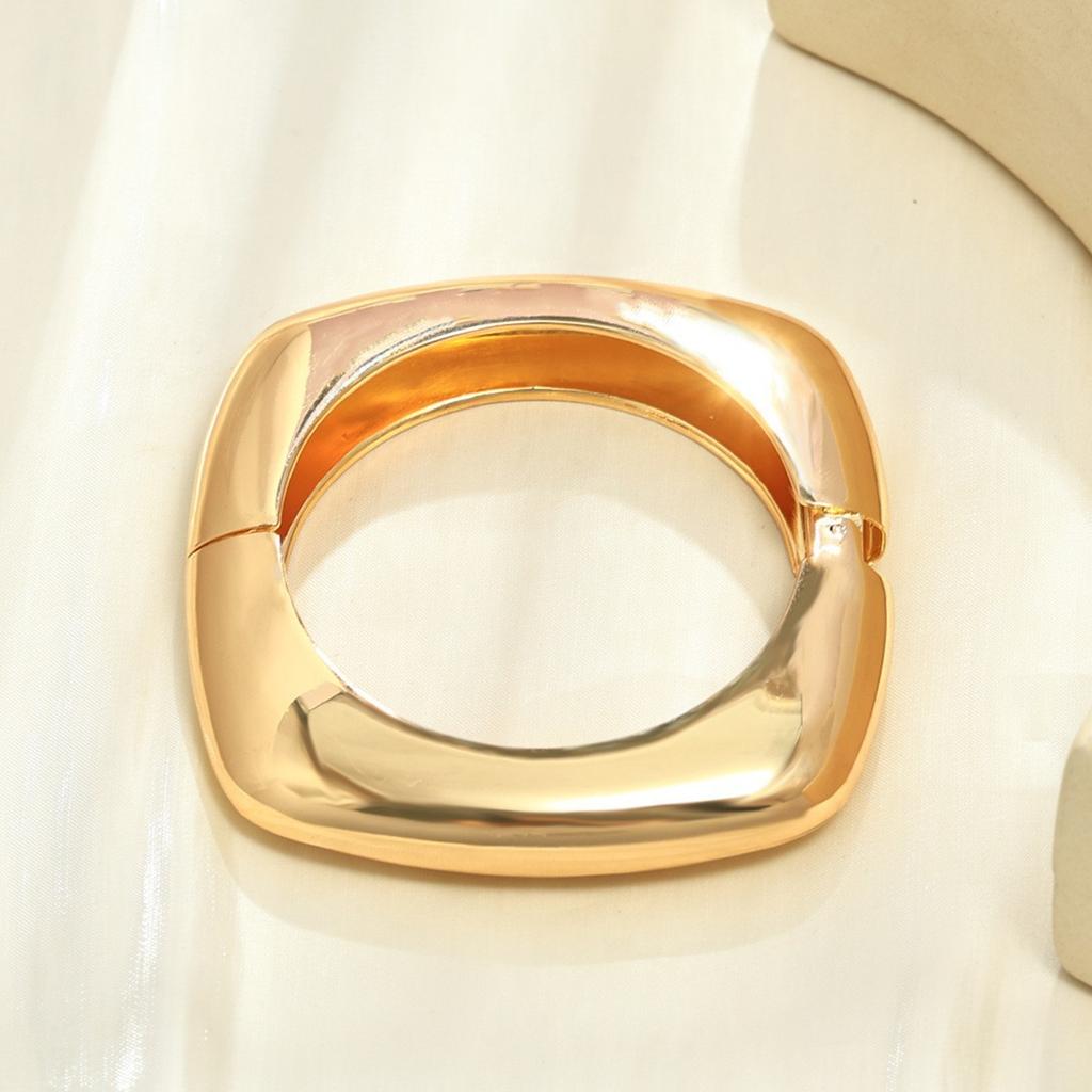 Браслет INS Минималистичный Неправильная Волна Ювелирные Изделия Металлический Глянцевый Браслет Женские Ювелирные Изделия