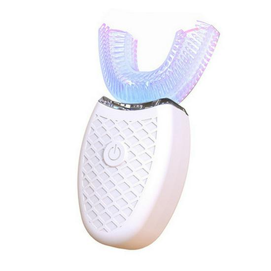 Rechargeable Ultrasonic U-shaped Whitening Toothbrush for Lazy People