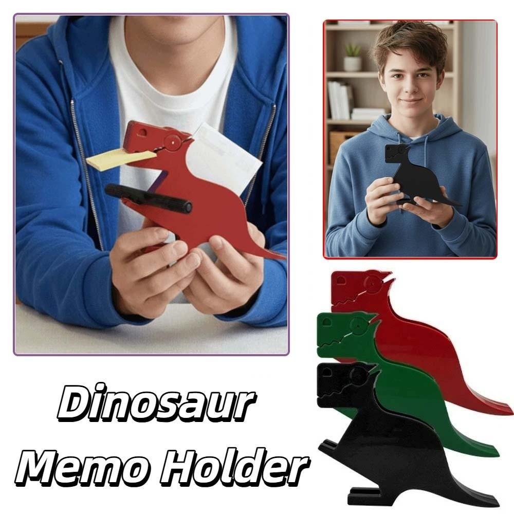 Cartoon Dinosaur Memo Holder To-Do List Business Cards Organizer Sticky Note Holder Office Desktop