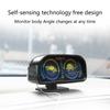 Измеритель наклона HUD Инклинометр со светодиодной подсветкой Автомобильный цифровой дисплей Уровень наклона 12 В Автомобильный измеритель наклона Регулируемая база