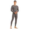 Moxixom Warm Innerwear Winter Heat Boost Long Solid Men's Set, Leggings, Underwear, Spats, Pants, Open-Front Loungewear, Color, Mqyk006gr-XL