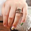 Retro Open Jewelry Titanium Steel Ring Eagle Stainless Steel Dragon Claw