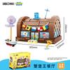 Area-X New Spongebob All Series Sebikini Bottom Building Block World Building Blocks Blind Box Toy Desktop Decoration Fans Gift