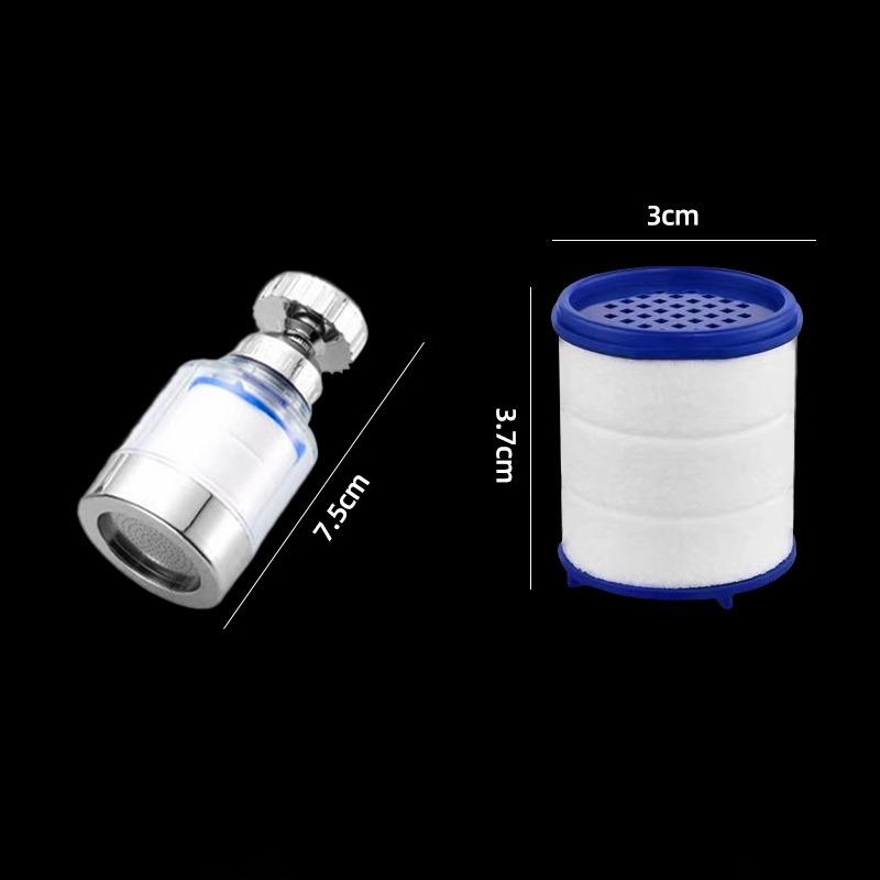 Фильтр для кухонного смесителя Универсальный Брызгозащищенный Увеличивающий напор Душевая лейка Бытовой Смеситель для водопроводной воды Удлинитель Очиститель воды