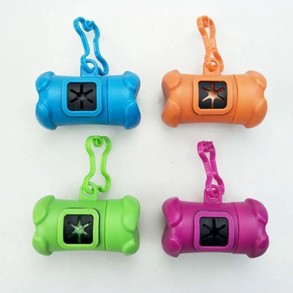 Pet Waste Bag Dispenser Dog Waste Bag Holder Plastic Puppy Garbage Bag Carrier Case Animal Supplies
