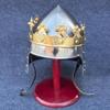 The King Richard Lionheart Helmet Medieval King Crown Helmet LARP, Cosplay, Costume, Display Stand Best Gift for Love