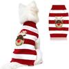 Cat Reindeer Sweater Dog Sweater New Year Christmas Puppy Kitten Pet Clothes,Red