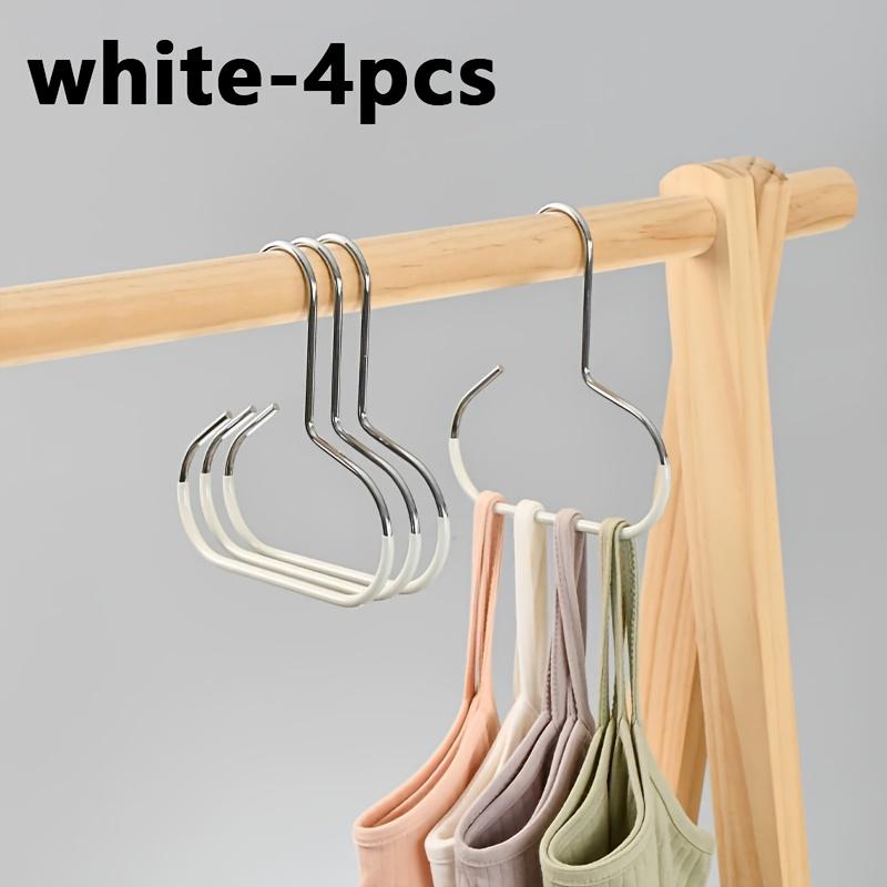 4 шт. многофункциональных противоскользящих металлических круглых крючка, подходят для сушки нижнего белья, галстуков, маек, шарфов, ремней, в ванных комнатах, спальнях