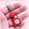 CYD kids ladies women lovely cat pocket watches children necklace jewelry key chains luxury quartz fob watches reloj mujer
