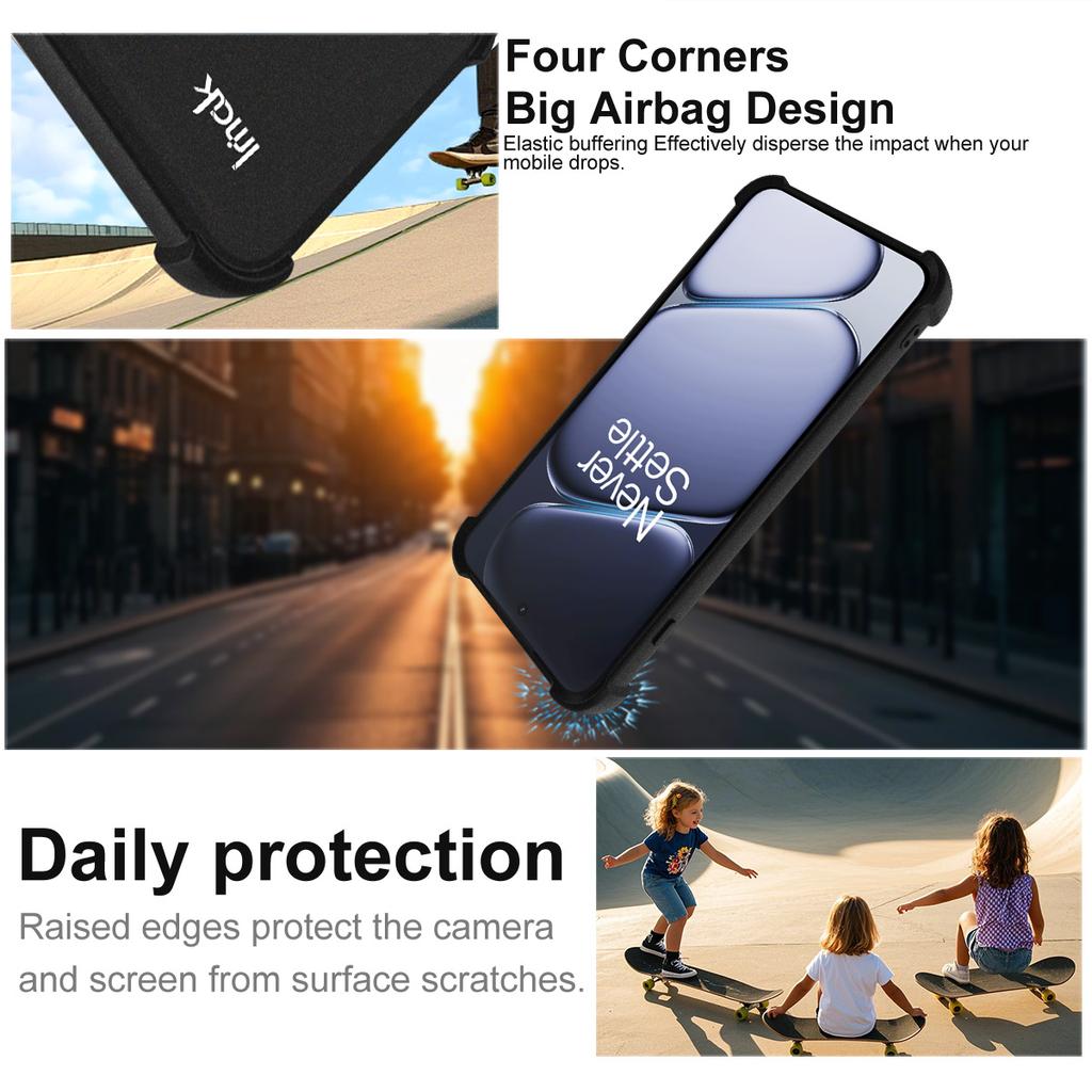 IMAK For OnePlus Ace 6T 5G/Ace 6 5G/15R 5G Case TPU Phone Cover Airbag Shockproof Protection