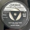 7-дюймовая пластинка РИТЧИ ВАЛЕНС - Это моя маленькая Сьюзи 45HL8886 London Records, 1958 Великобритания Рок Б/У