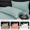 2 шт./компл. 48x74 см удобная наволочка для кровати, домашняя подушка для дивана, чехол для подушки из полиэфирного волокна, однотонный цвет