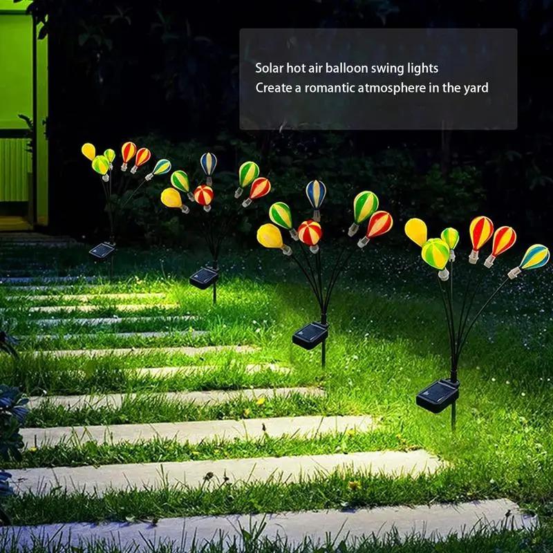 1500 лм солнечные воздушные шары водонепроницаемые пейзажные солнечные светлячки светодиодные солнечные фонари декоративный свет уличные светодиодные солнечные фонари