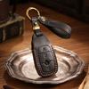 Genuine Leather Car Key Cover Handmade for Mercedes Keychain Unisex Durable Luxury Key Holder