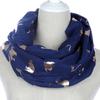 Polyester Cat Print Scarf with Frayed Hem Shawl Wrap Creative Gift Animal Scarf