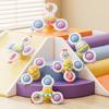 3Pcs/Set Cartoon Animal Pattern Suction Cup Spinner Toys Cartoon Animal Spinner  Baby Bath Time