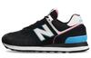 Women's Sneakers 574 Wmns 'Black Vibrant Sky Pink' Women's