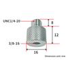 Camera Conversion Screw Nut 1/4 3/8 5/8 Inch Projector Bracket Adapter Photography Accessories For Dslr Camera Tripod Ballhead