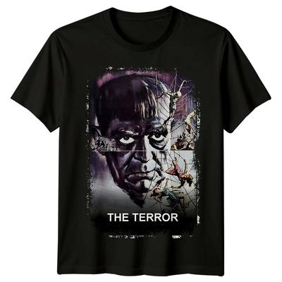Террор (1963) Футболка из 100% хлопка в стиле киноплаката Мужские футболки Топ Ретро 80-х Футболка