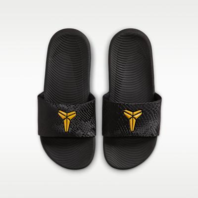 Kids' Slides Nike Kobe Kawa Slide Black University Gold (GS) Black/University Gold