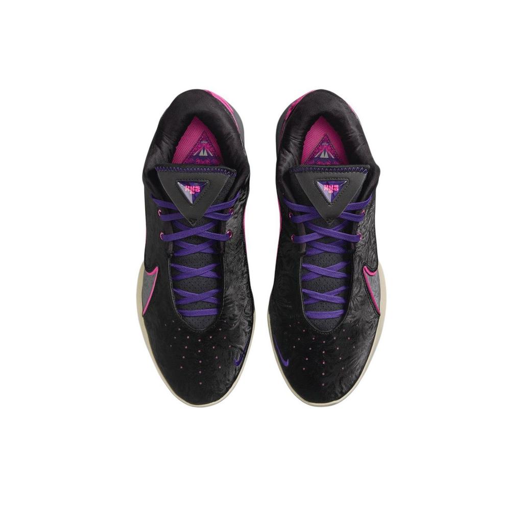 Nike LeBron 22 EP Blacklight Unisex Sneakers Dark-Grey Field-Purple Laser-Fuchsia FZ1095-001