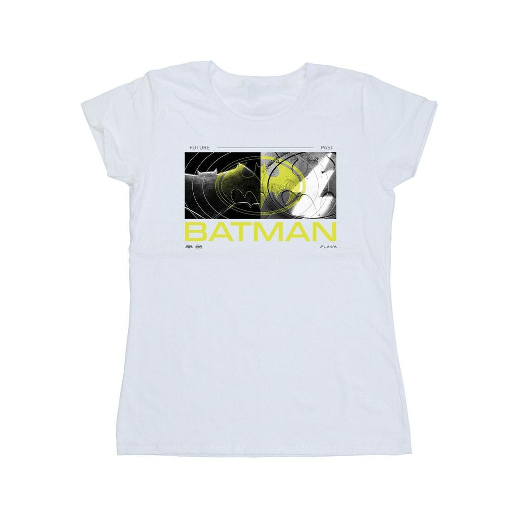 DC Comics Womens/Ladies The Flash Batman Future To Past Cotton T-Shirt