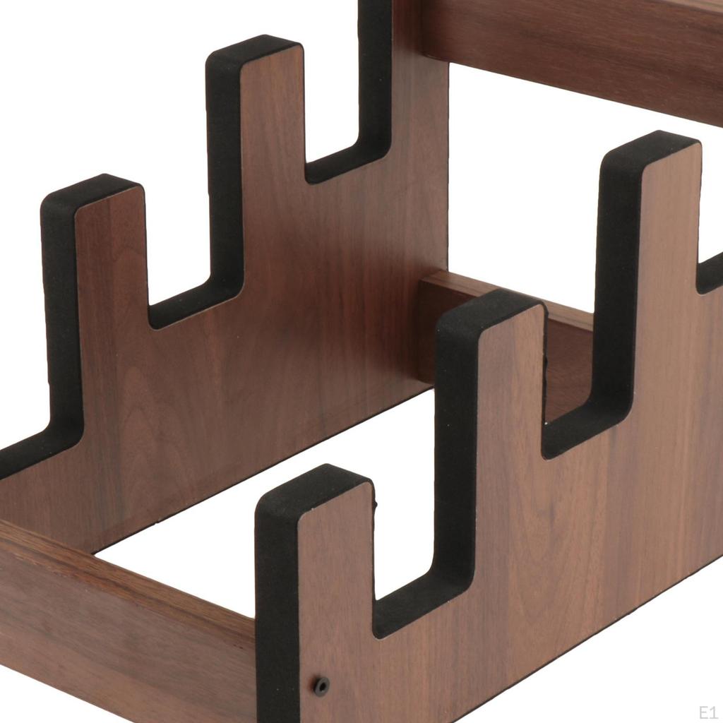 Стойка для электрогитар, стойка для 3 гитар для дома, студии, сцены, деревянная