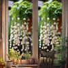 Balcony Window Perfume Lily of The Valley Decorative Glass Sticker Room Bathroom Glass Electrostatic Film