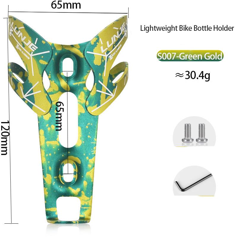 Держатель для бутылки воды для горного велосипеда Сверхлегкий из алюминиевого сплава Велосипедные флягодержатели Легкий кронштейн для велосипедной бутылки Велосипедные запчасти