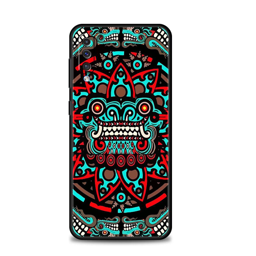 Phone Coque Mandala Flower Totem For Samsung Galaxy A70 Note 20 Ultra 10 A20e A20s A30 A50 A40 A10s A10 A42 5G Style Covers