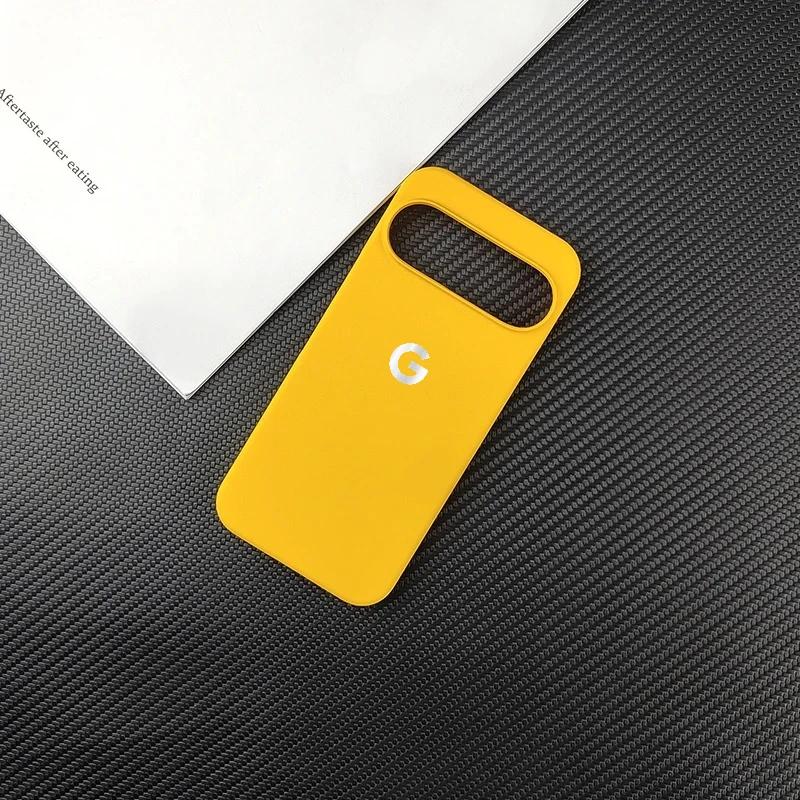 Минималистичный Тонкий Матовый Чехол Для Телефона Google Pixel 10A 10 9 Pro XL 8 7 6 A Pro Полупакет Жесткий Защита от Падения Задняя Панель Прозрачная Линза Выступающая Защитная Крышка