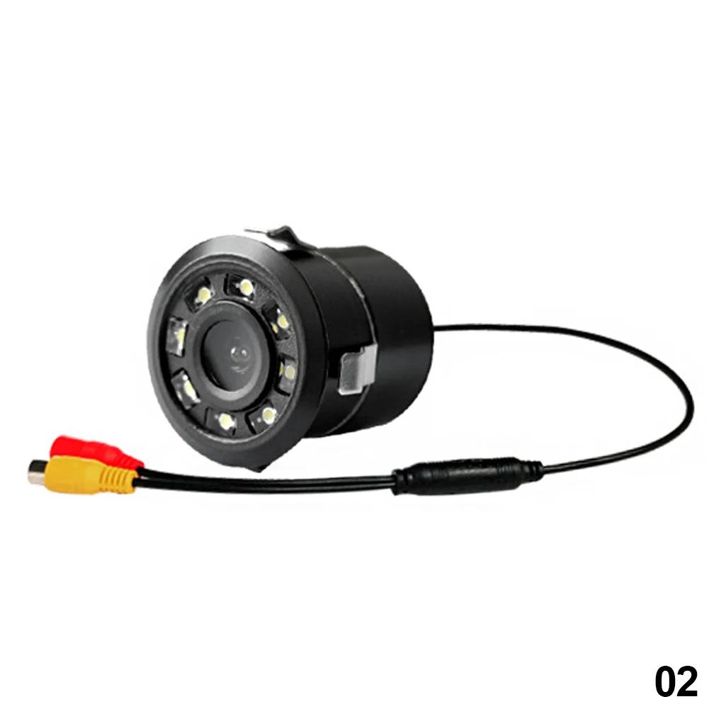 Универсальная автомобильная камера заднего вида с широким углом обзора, парковкой задним ходом, с или без светодиодного монитора для автоматического резервного копирования, автомобильная камера-регистратор