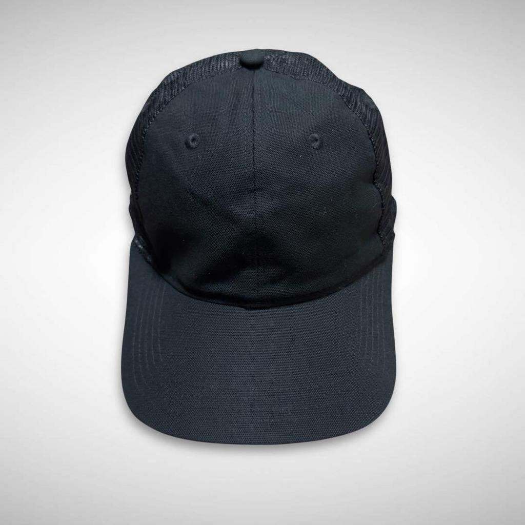 [Б/У] Кепка Carhartt Black Duck Mesh, Однотонная черная шляпа, Снэпбэк Carhartt