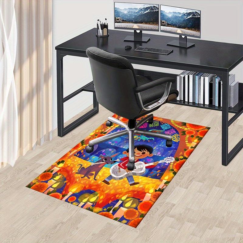 Office Rug Guitarist, Celebration theme 3D Printed Anti-Slip Rug-Machine Washable for Living Room