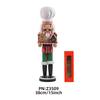 Wooden Nutcracker Soldier Figurine Christmas Decor Tabletop Ornament Home Office Display Gift