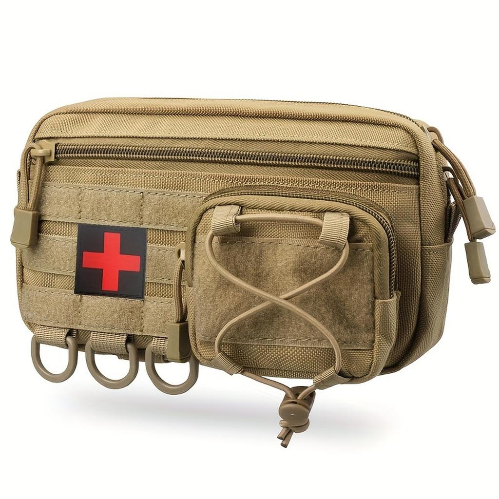 Molle Storage Bag Outdoor Sports Mobile Phone Pouch Men Belt Fanny Pack Belt Zipper Utility Waist Bag EDC Tool Pouch