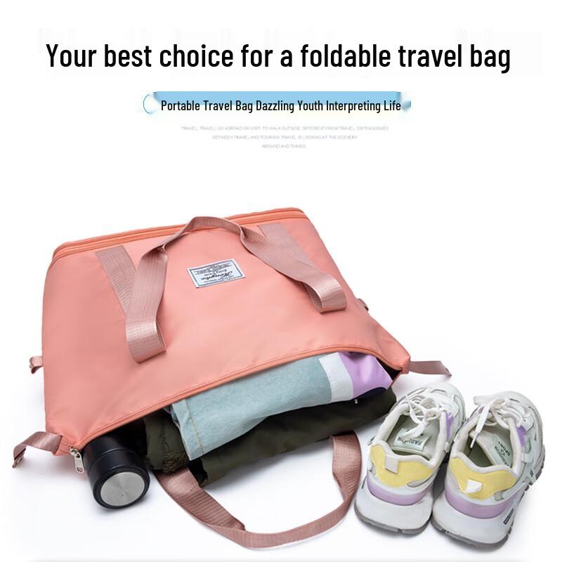 ZY Женская портативная дорожная сумка-даффл большого объема