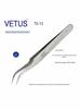 VETUS TS-15 Прецизионные Пинцеты из Нержавеющей Стали для Коррекции Бровей и Удаления Волос